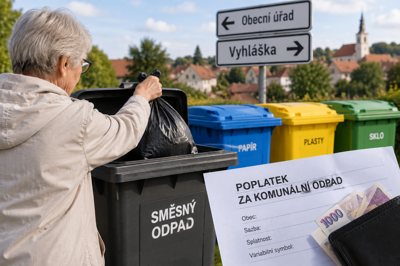 Poplatek za odpad nemusí platit každý. Rozhoduje věk i životní situace